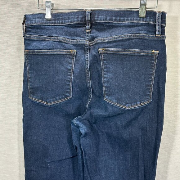 J Crew Mercantile Jeans Womens 30 Mid Rise Skinny Cotton Stretch Denim Dark Wash - Picture 6 of 7